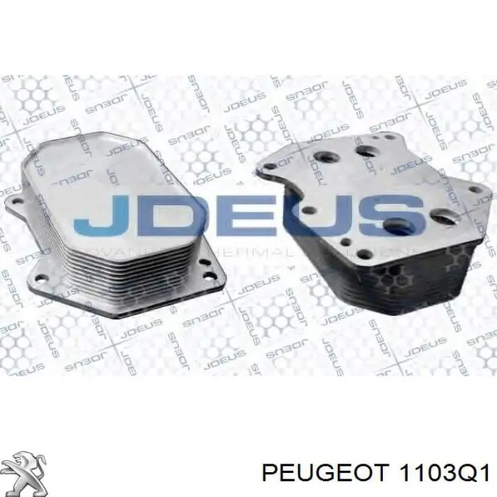Caja, filtro de aceite 1103Q1 Peugeot/Citroen