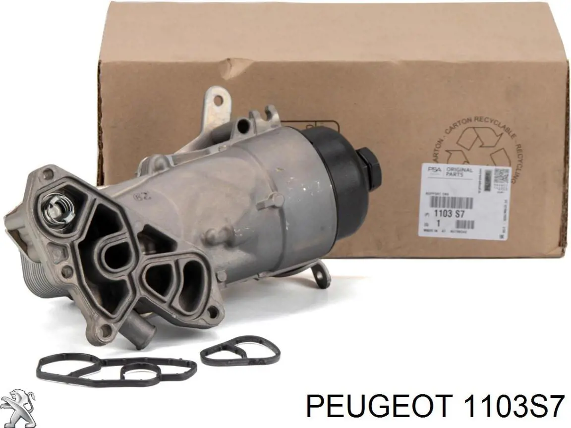 1103S7 Peugeot/Citroen caixa do filtro de óleo