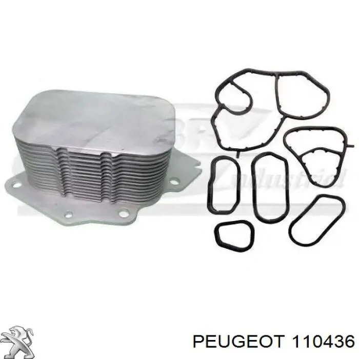 110436 Peugeot/Citroen Прокладка радиатора масляного