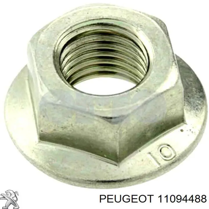 11094488 Peugeot/Citroen porca da haste de amortecedor dianteiro