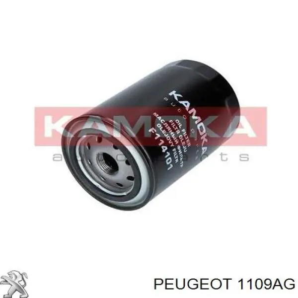 Filtro de aceite 1109AG Peugeot/Citroen