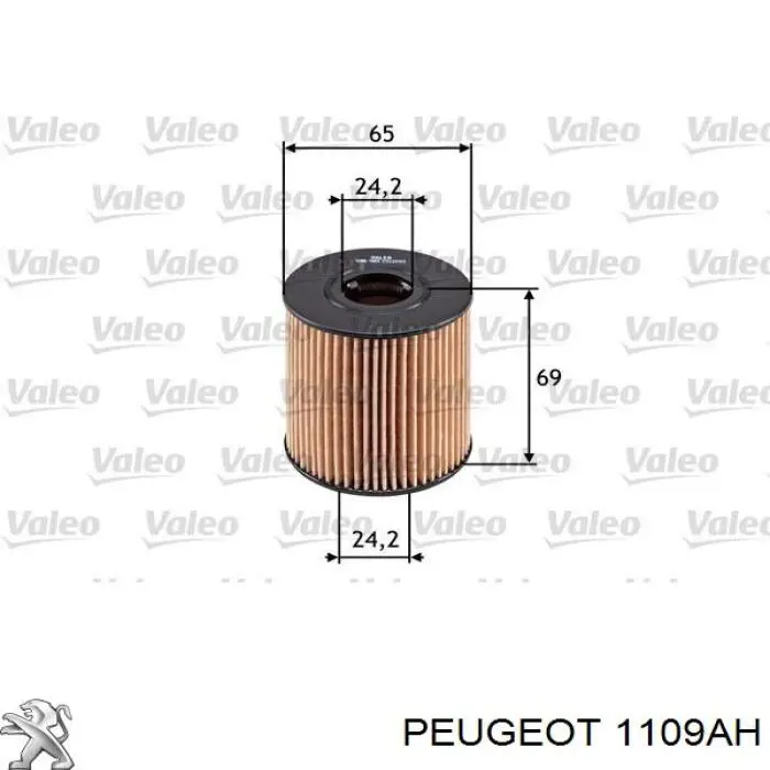 Купить 1109AH Peugeot/Citroen Фильтр центробежный очистки масла