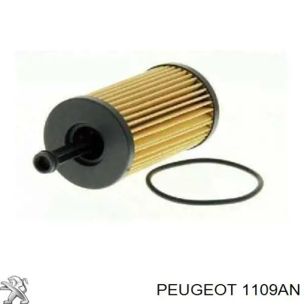 Filtro de aceite 1109AN Peugeot/Citroen