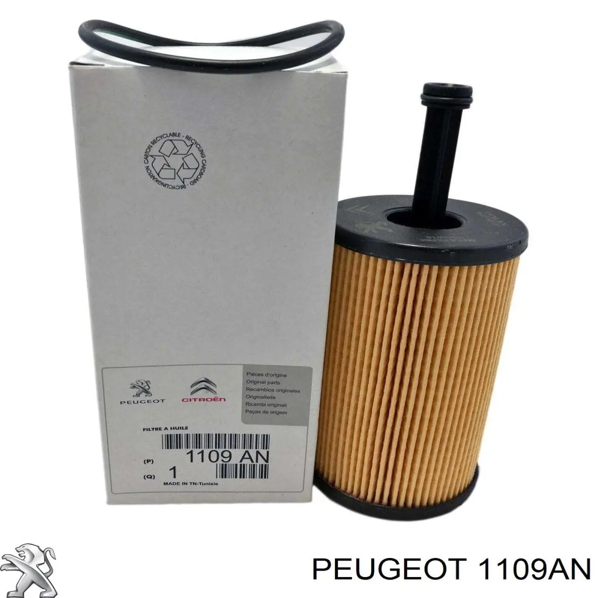 Filtro de óleo Peugeot/Citroen 1109AN
