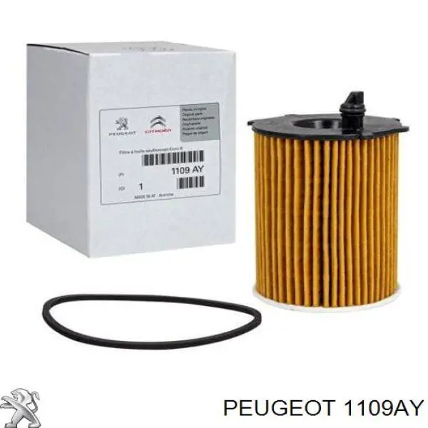 Filtro de aceite 1109AY Peugeot/Citroen