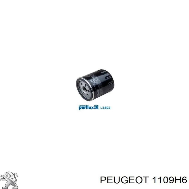 1109H6 Peugeot/Citroen масляный фильтр