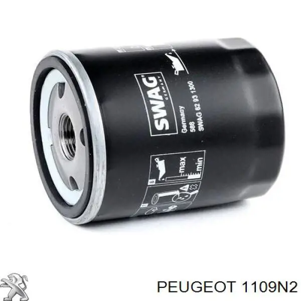 1109N2 Peugeot/Citroen масляный фильтр