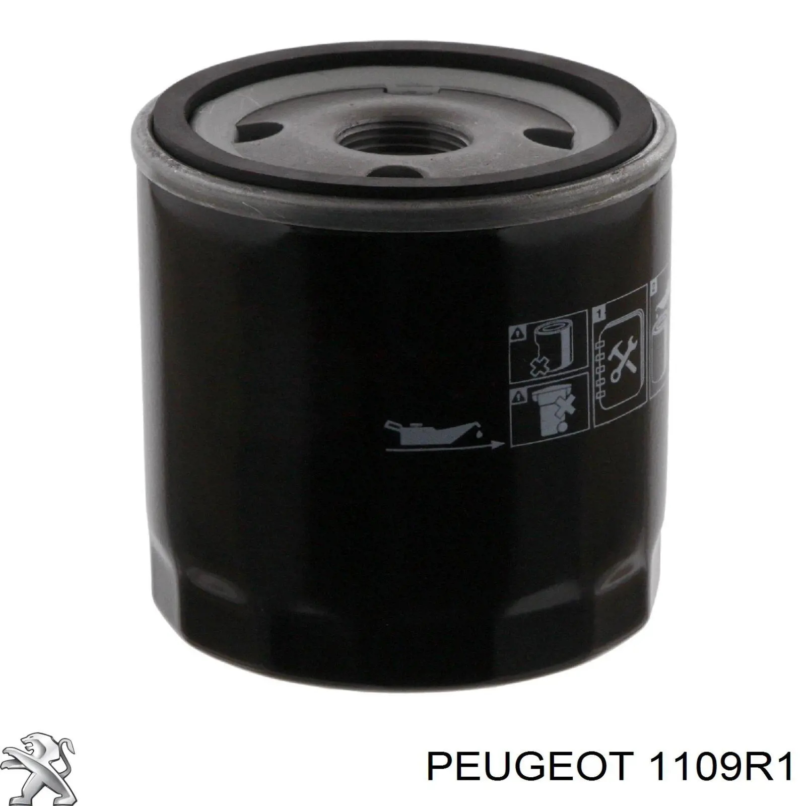 Filtro de aceite 1109R1 Peugeot/Citroen