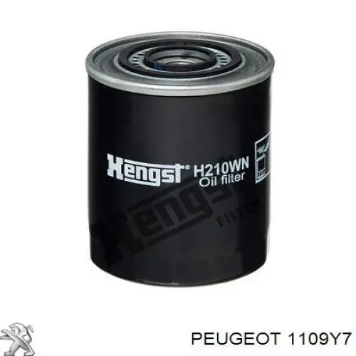 1109Y7 Peugeot/Citroen масляный фильтр