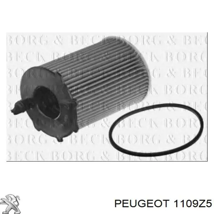 1109Z5 Peugeot/Citroen Масляный фильтр двигателя