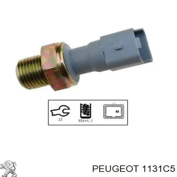 Датчик давления масла двигателя Peugeot/Citroen 1131C5
