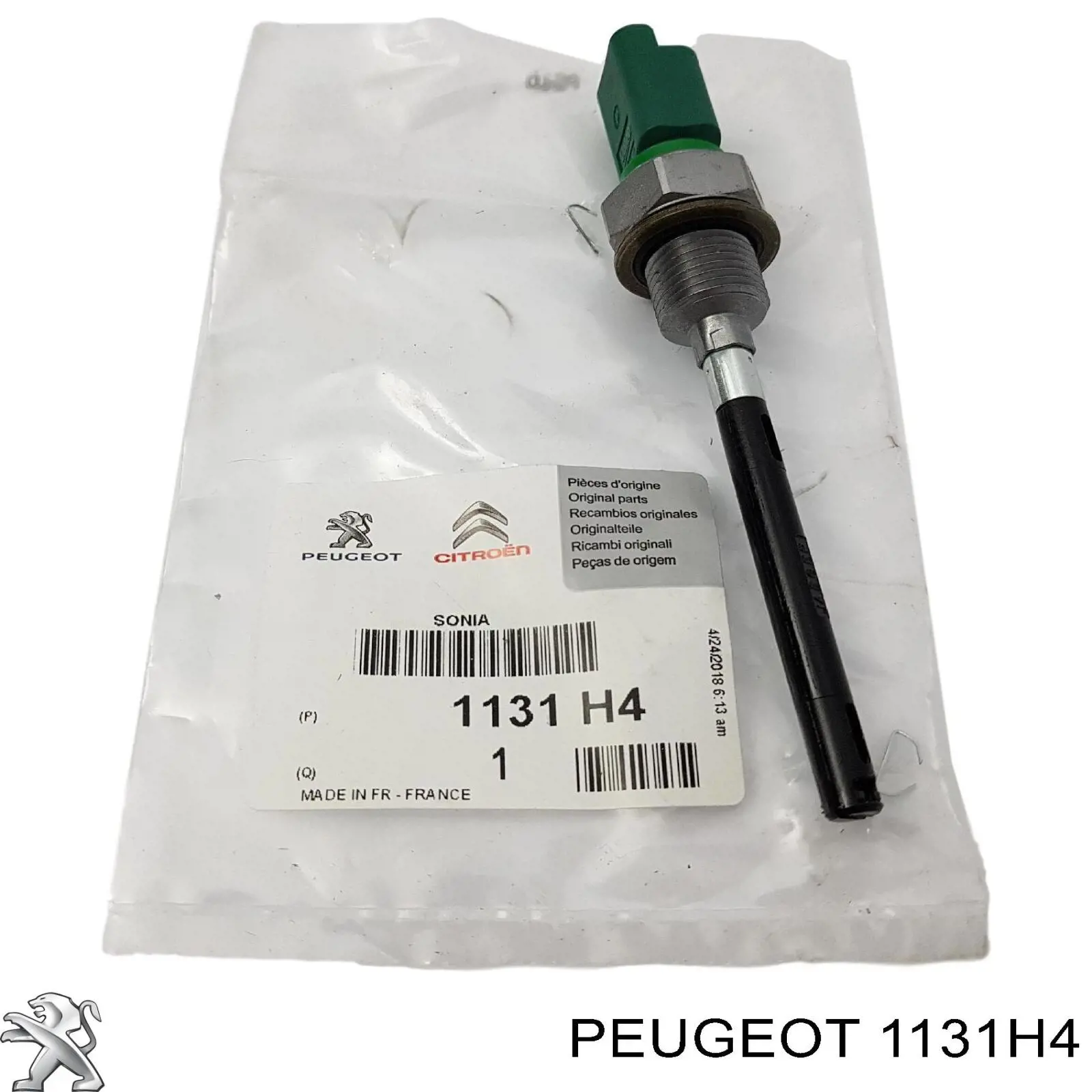 Sensor do nível de óleo de motor para Peugeot 206 (2E, K)