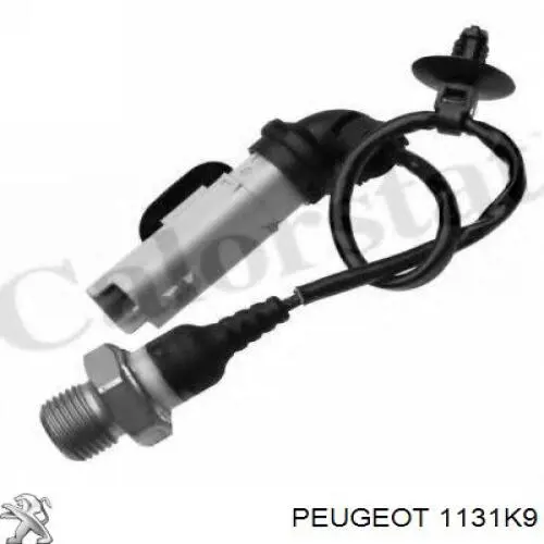 Indicador, presión del aceite 1131K9 Peugeot/Citroen