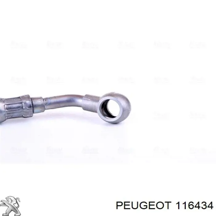 Купить 116434 Peugeot/Citroen Трубка (шланг) подачи масла к турбине