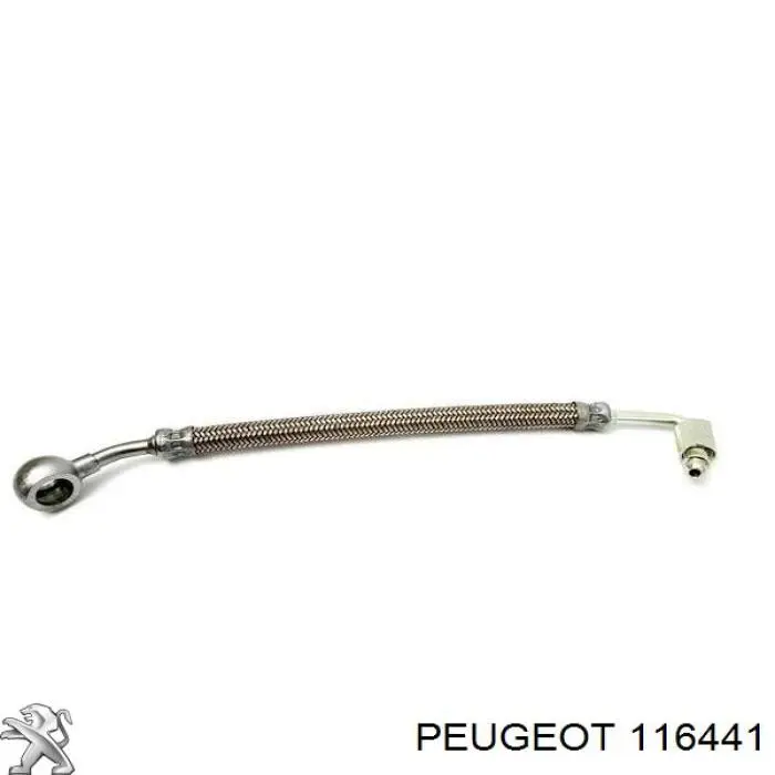 Трубка (шланг) подачи масла к турбине Peugeot/Citroen 116441