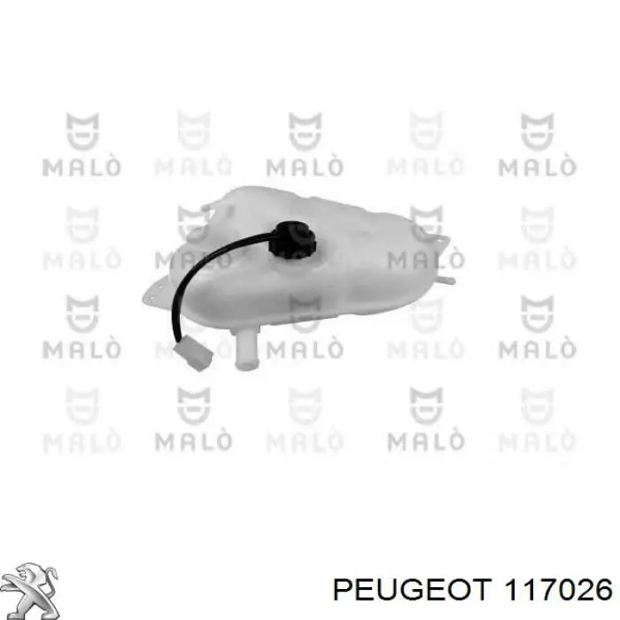 Anillo obturador, Embudo de varilla de aceite 117026 Peugeot/Citroen