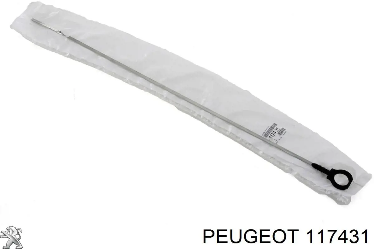 Щуп (индикатор) уровня масла в двигателе на Peugeot 605 6B