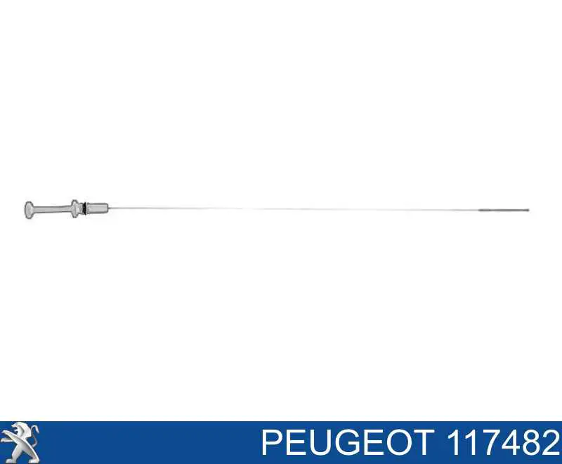 117482 Peugeot/Citroen щуп (индикатор уровня масла в двигателе)