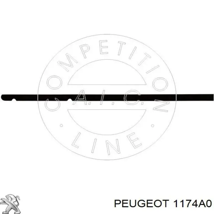 1174A0 Peugeot/Citroen щуп (индикатор уровня масла в двигателе)