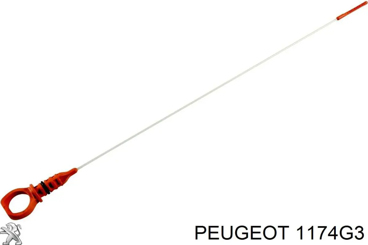 Varilla del nivel de aceite 1174G3 Peugeot/Citroen