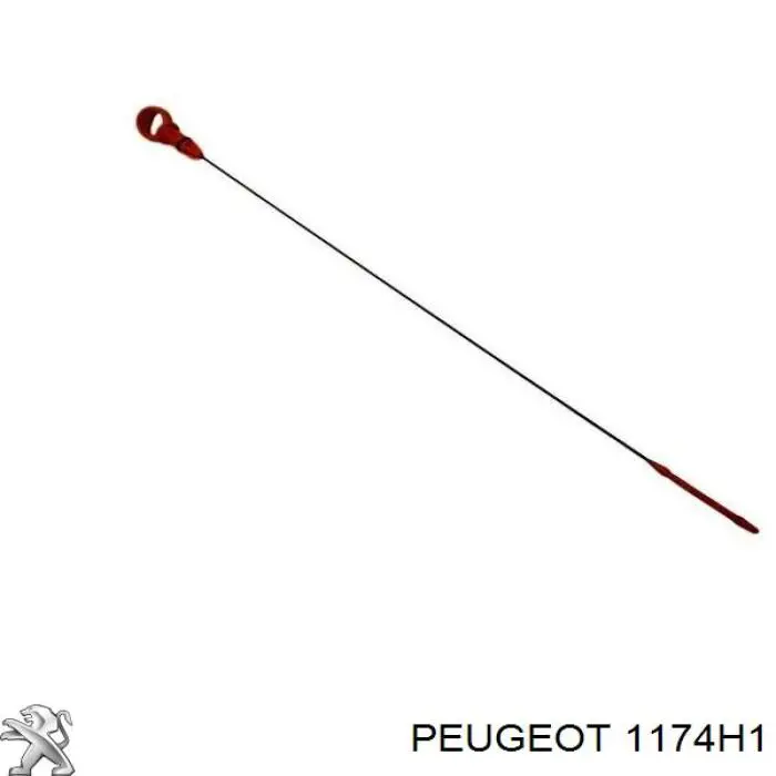 1174H1 Peugeot/Citroen sonda (indicador do nível de óleo no motor)