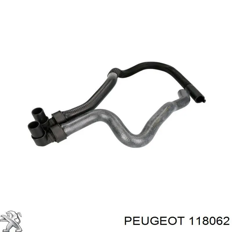 118062 Peugeot/Citroen патрубок вентиляции картера (маслоотделителя)