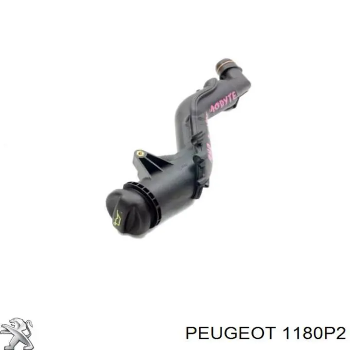 Tapa de tubo de llenado de aceite 1180P2 Peugeot/Citroen