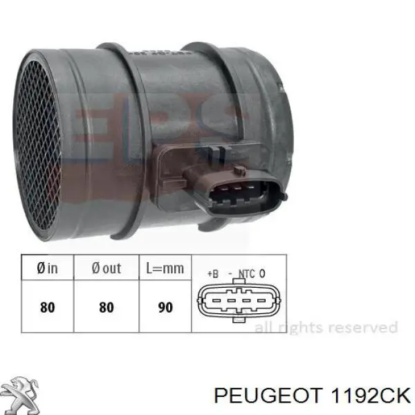 1192 CK Peugeot/Citroen дмрв