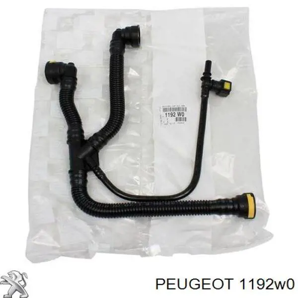 Патрубок вентиляции картера (маслоотделителя) Peugeot/Citroen 1192W0