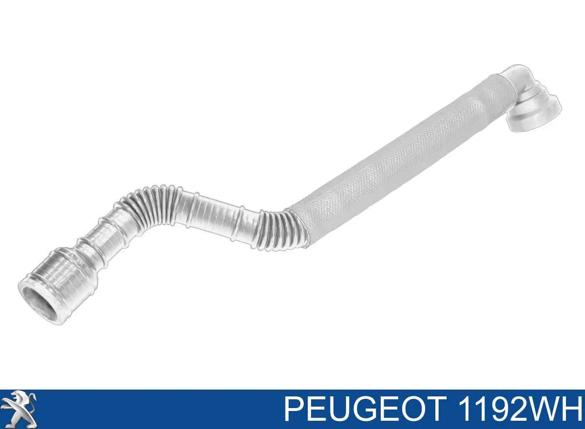 Патрубок вентиляции картера (маслоотделителя) Peugeot/Citroen 1192WH