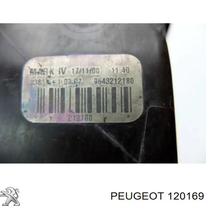 Bomba de agua 120169 Peugeot/Citroen