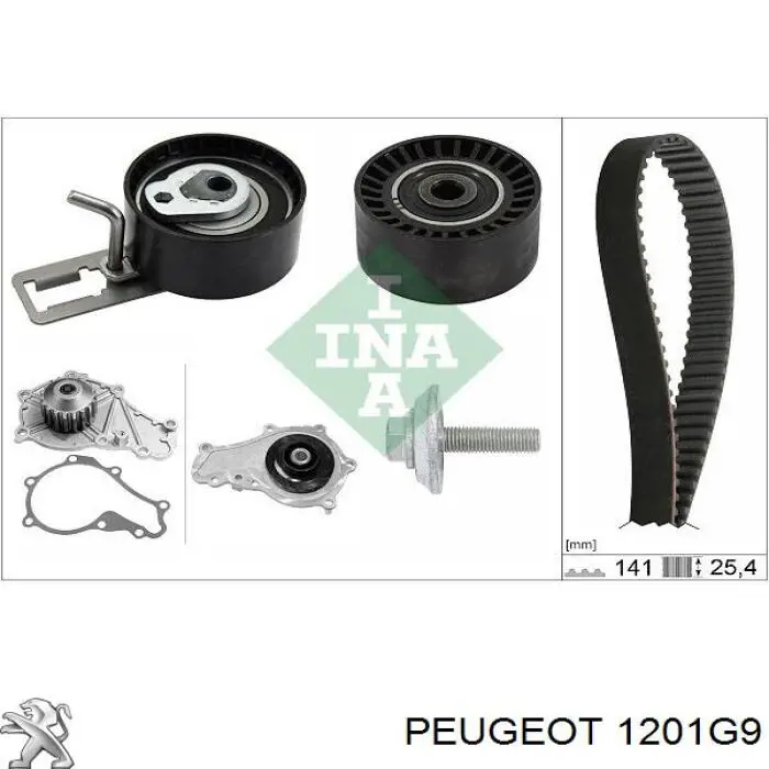 Купить 1201G9 Peugeot/Citroen Насос охлаждения