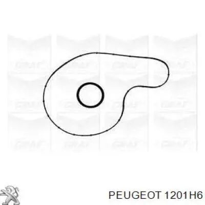 Помпа водяная (насос) охлаждения, в сборе с корпусом 1201H6 Peugeot/Citroen