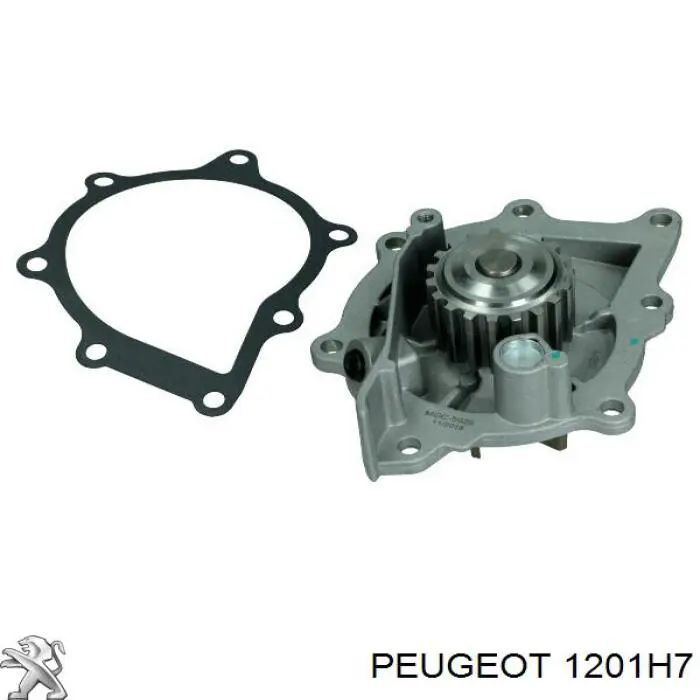 Помпа охлаждения Peugeot/Citroen 1201H7 цена, от 37.83 USD