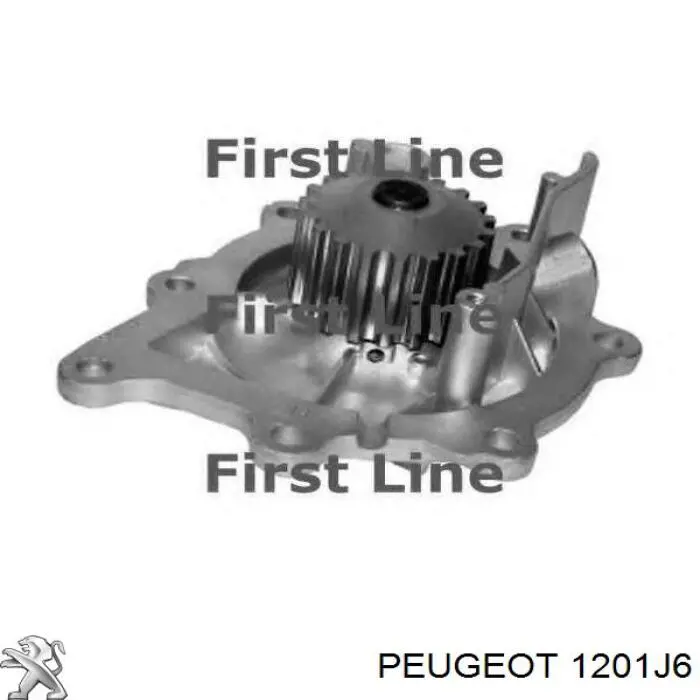 Купить 1201J6 Peugeot/Citroen Насос охлаждения