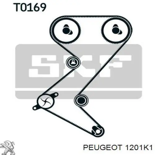 Помпа охлаждения Peugeot/Citroen 1201K1 цена, от 42.78 USD