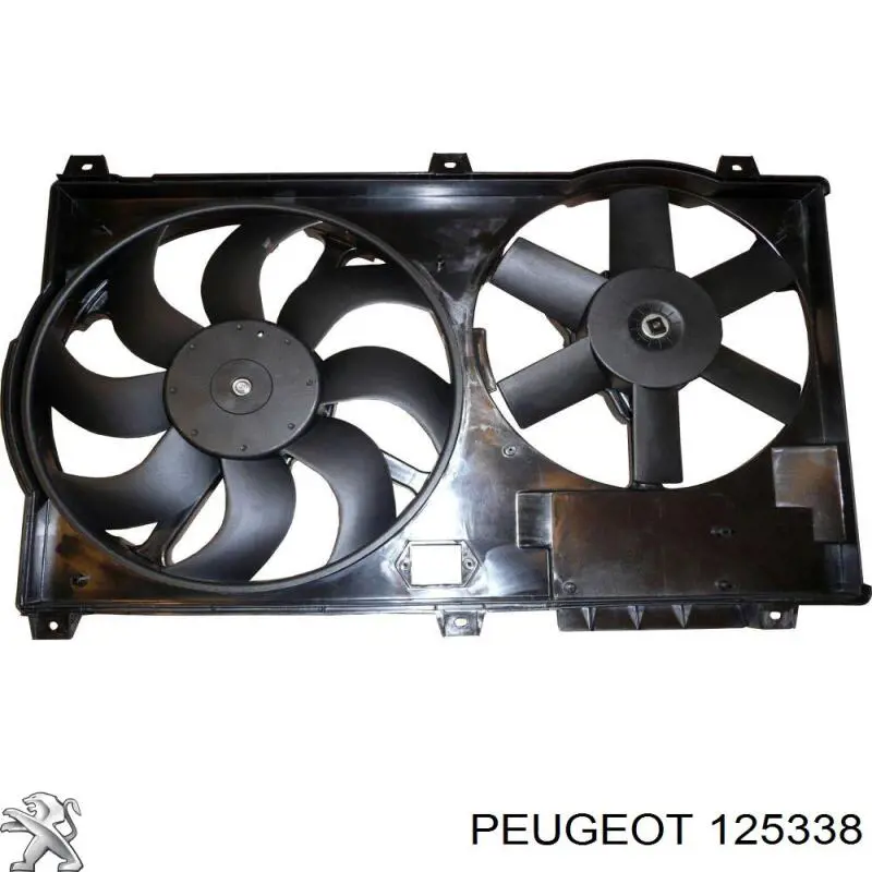 125338 Peugeot/Citroen диффузор радиатора охлаждения