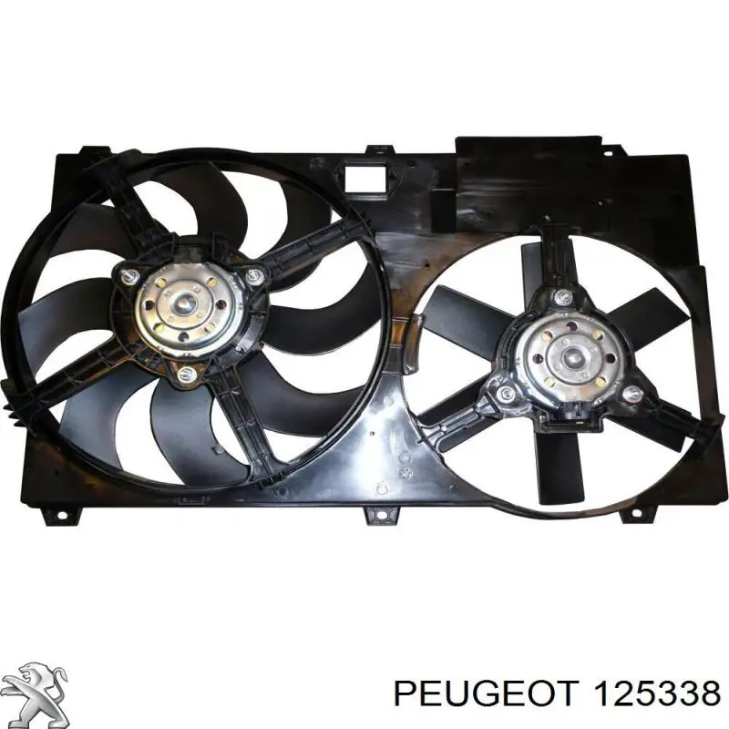 Bastidor radiador (armazón) 125338 Peugeot/Citroen