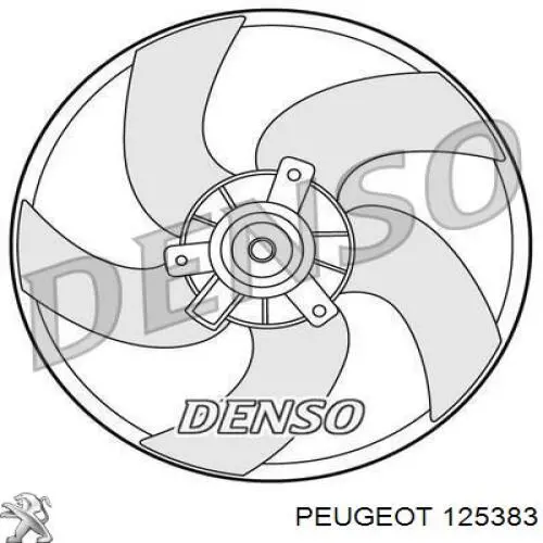 Электровентилятор охлаждения в сборе Peugeot/Citroen 125383 цена, от 47.98 USD