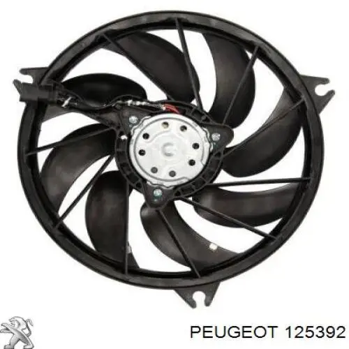 Купить 125392 Peugeot/Citroen Электровентилятор охлаждения в сборе (мотор+крыльчатка)