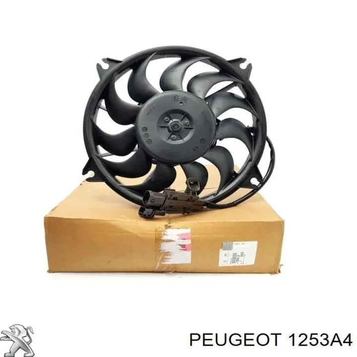 Купить 1253A4 Peugeot/Citroen Электровентилятор охлаждения в сборе (мотор+крыльчатка)