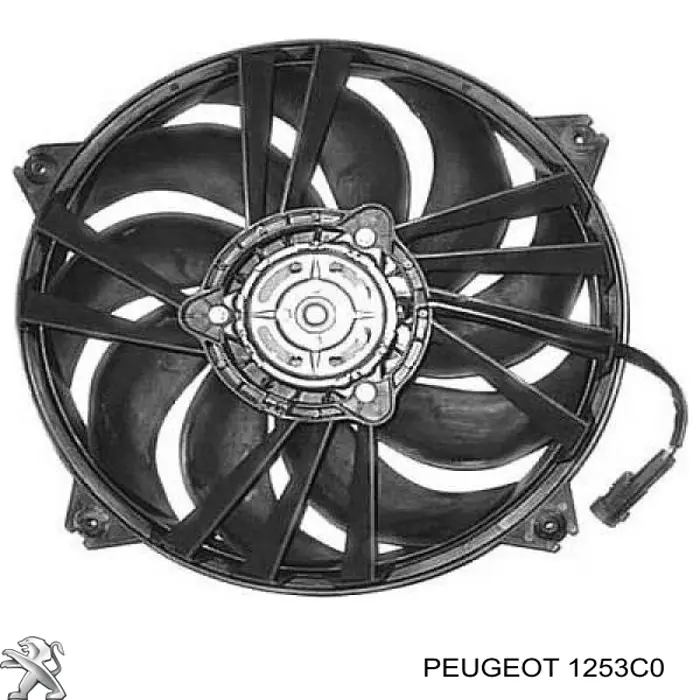 Вентилятор охлаждения Peugeot/Citroen 1253C0
