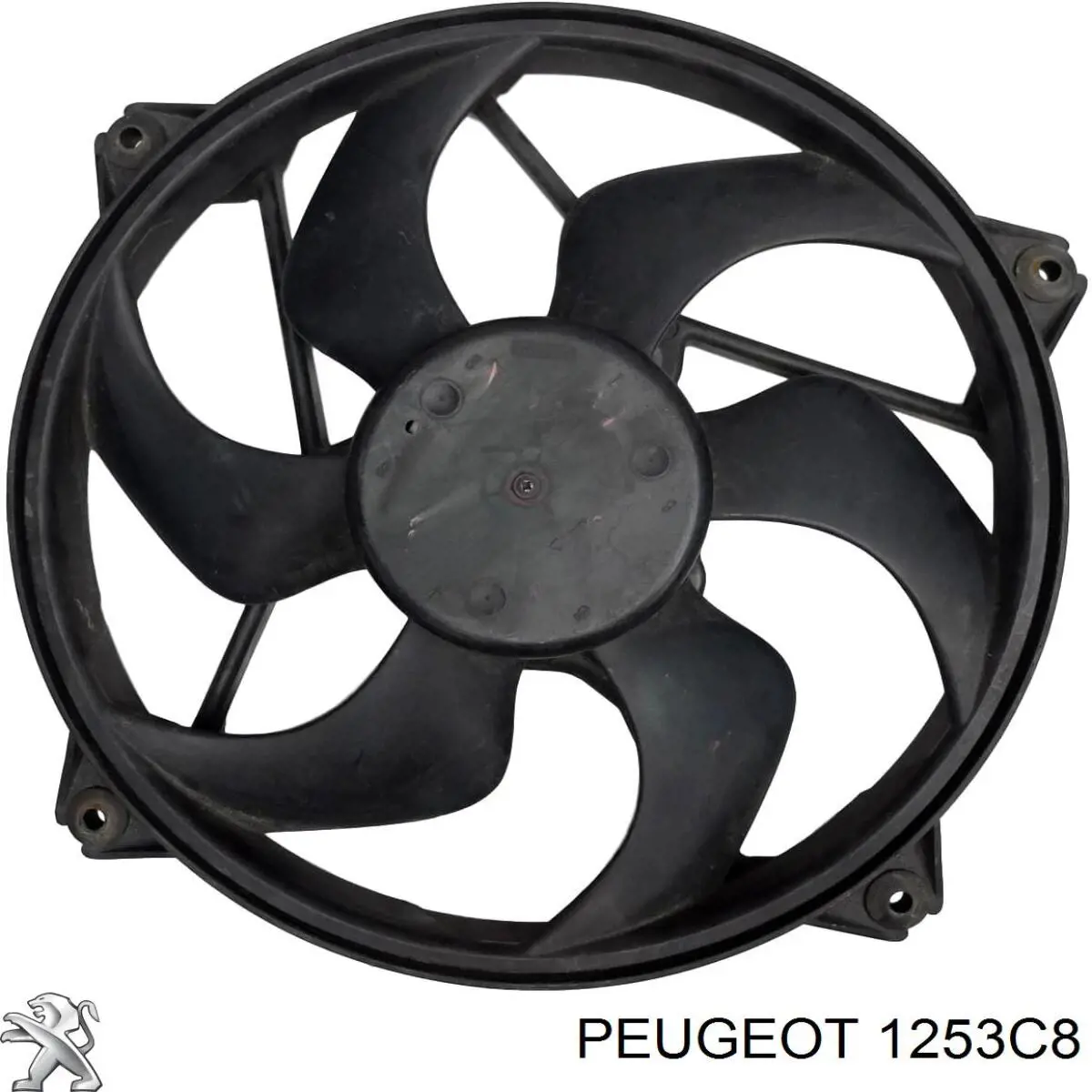 Купить 1253C8 Peugeot/Citroen Электровентилятор охлаждения в сборе (мотор+крыльчатка)