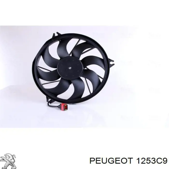 Электровентилятор охлаждения 1253C9 Peugeot/Citroen