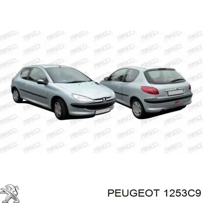 Электровентилятор охлаждения в сборе Peugeot/Citroen 1253C9 цена, от 52.67 USD