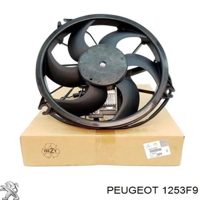 Ventilador elétrico de esfriamento montado (motor + roda de aletas) para Peugeot 807 (E)