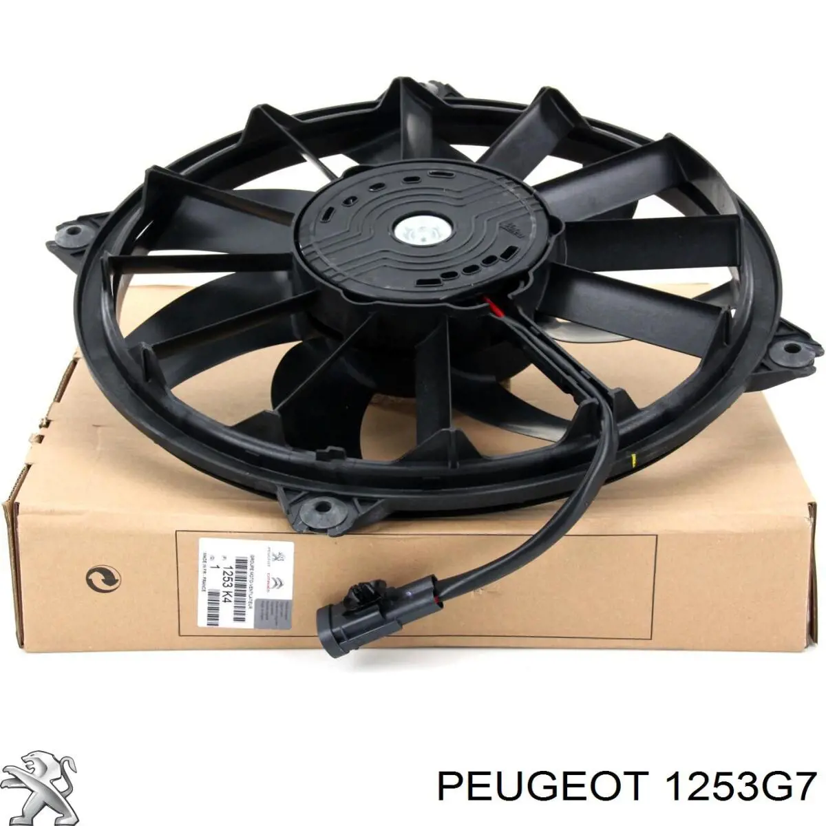 Электровентилятор охлаждения 1253G7 Peugeot/Citroen
