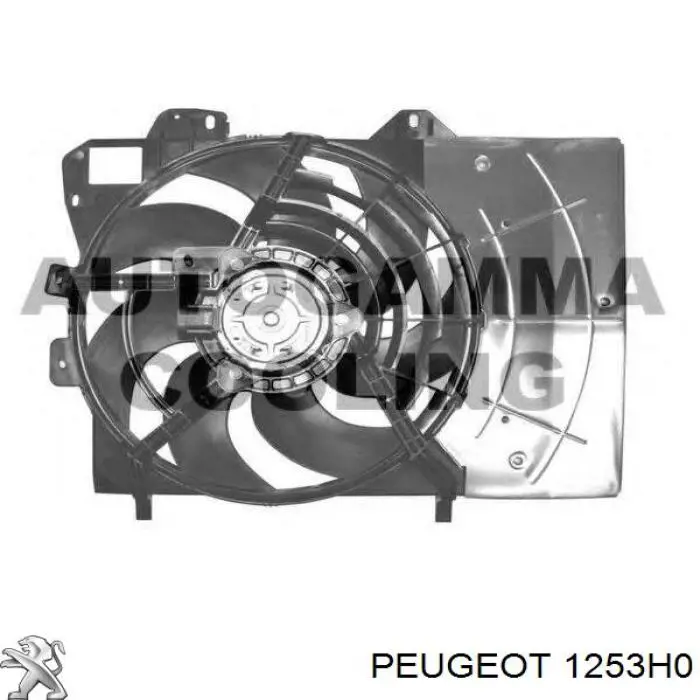 Электровентилятор охлаждения 1253H0 Peugeot/Citroen