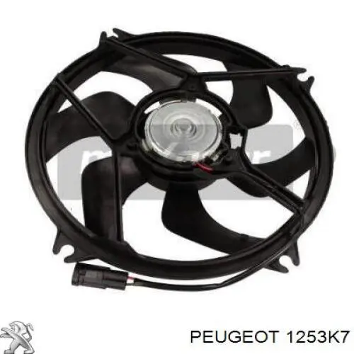 Электровентилятор охлаждения 1253K7 Peugeot/Citroen