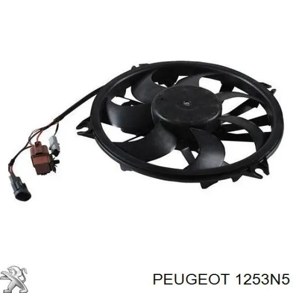 1253N5 PEUGEOT Ventilador del motor original y equivalente